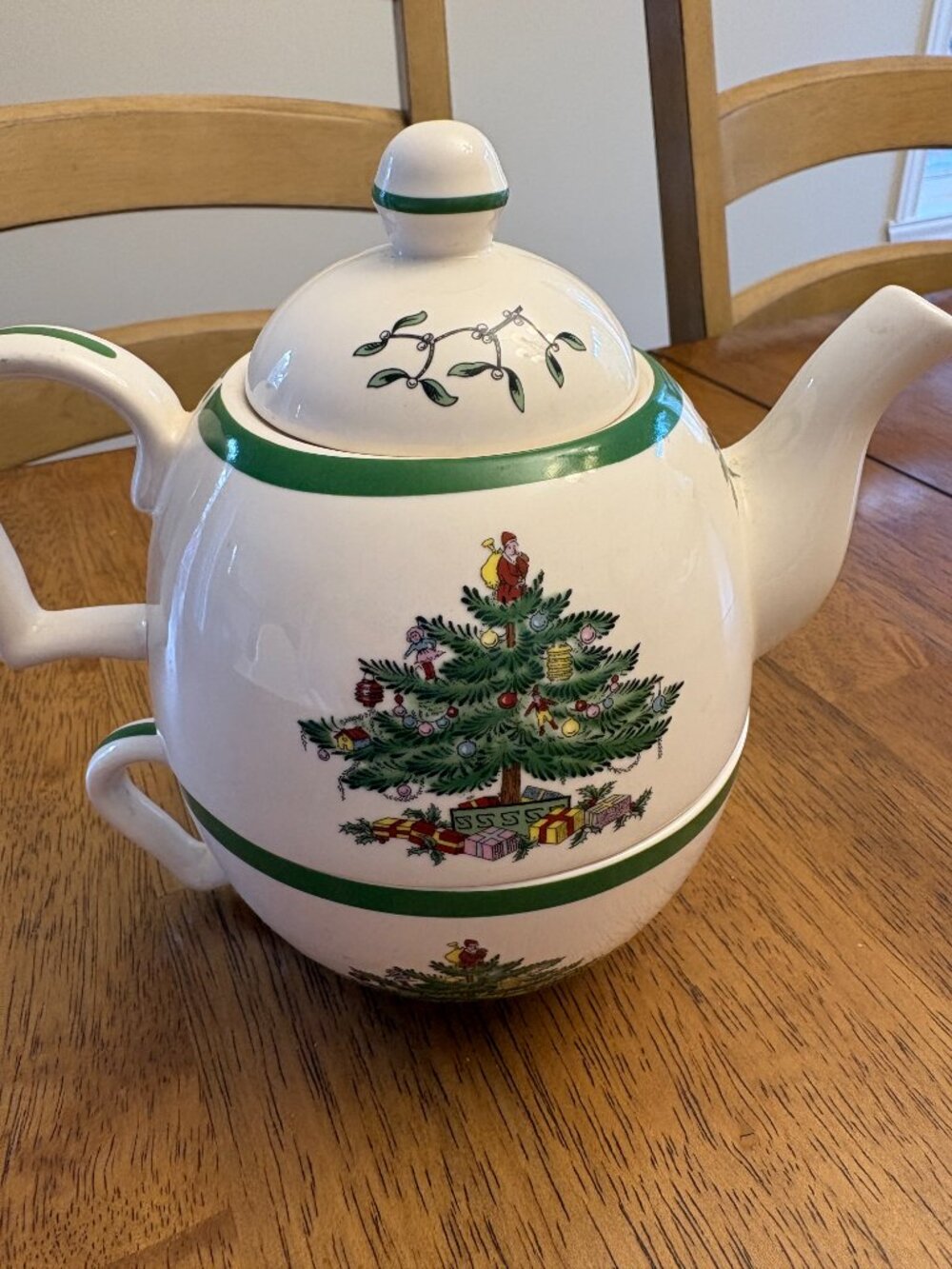 Spode Christmas Tree 'Cheer Tea For One Set'
